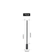 New Arrival Modern Outdoor LED Long Lawn Light Waterproof IP65 110V 220V LED Street Lamp For Villa Garden Park Landscape Adorn