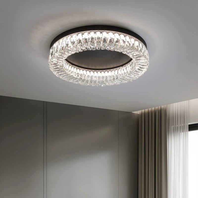 Light Luxury Modern Led Crystal Ceiling Ceiling Light Home Decoration Living Room Bedroom Dining Room Hotel Kitchen Lighting