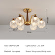 Modern LED Glass Ball Chandeliers Living Room Dining Table Salon Chandelier Bedroom Ceiling Chandelier Home Decoration Lighting