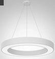 LED round Ring Chandelier Industrial Style for Office Shop Lobby Circle Engineering Lighting Fixture