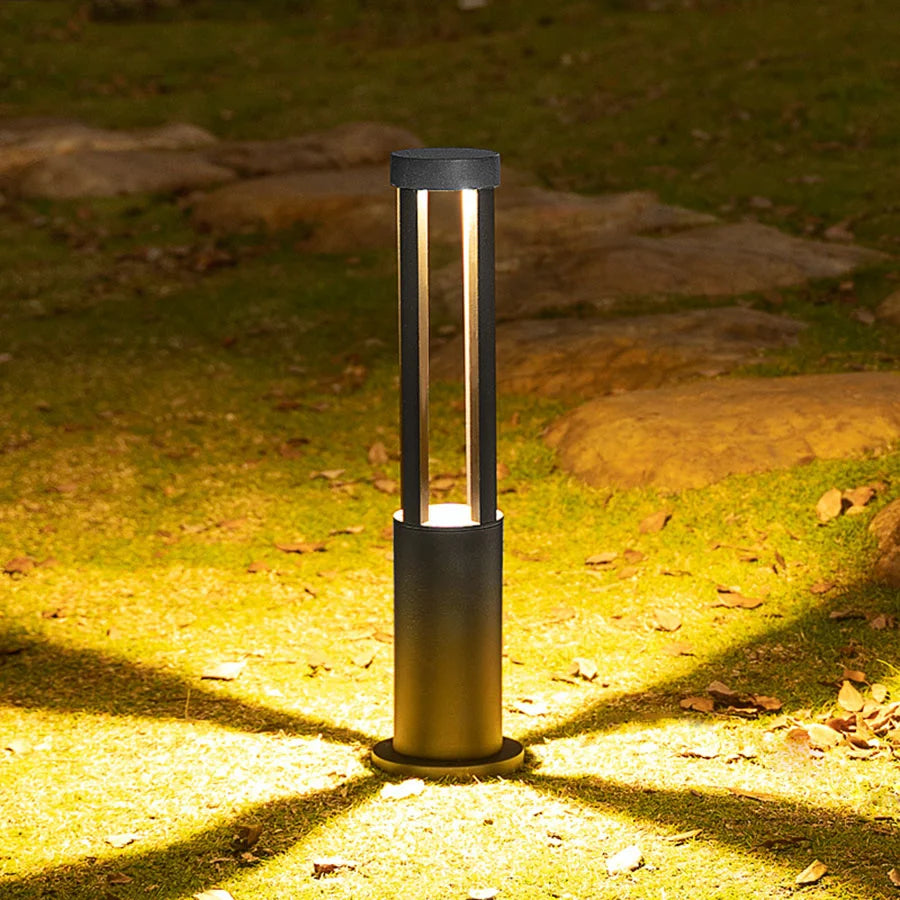 Outdoor Landscape Lawn Lamp Waterproof Villa Garden Courtyard Stand Pole Light Modern Park Community Post Lamp Led Bollard Light