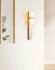 New Style Wall Light Sconce Natural Stone White Glass G9 Bulb Art Deco For Indoor Foyer Bedroom Dining Room