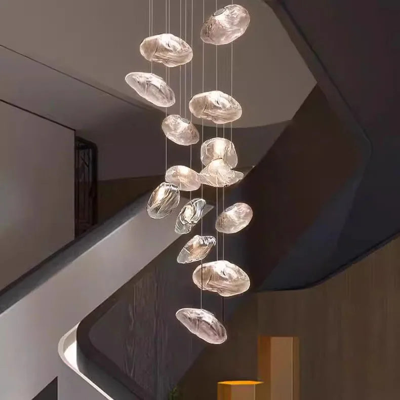 Nordic home decoration, stair chandelier, living room and dining room Pendant lights, ceiling light, indoor lighting