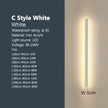 Outdoor waterproof wall lamp LED strip background wall lamp stair garden lamp living room bedroom bedside ip65 wall lights