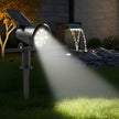 9LED Solar Powered Lights Outdoor Garden Waterproof IP65 Wall Lamps Motion Sensor Light Spotlight Path Yard Lawn Landscape Decor