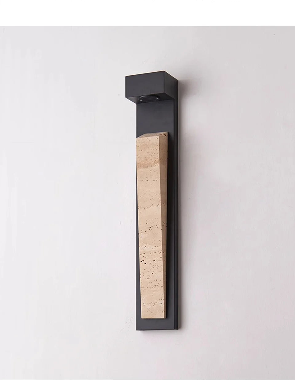 Waterproof Outdoor Wall Light Natural Stone Exterior IP65 Weather-Resistant Lighting for Garden Porch Balcony Villa & Patio Deco