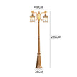 Led Villa Garden Outdoor Waterproof Household Retro Double Head Community Outdoor Courtyard Street Lamp ≈230CM