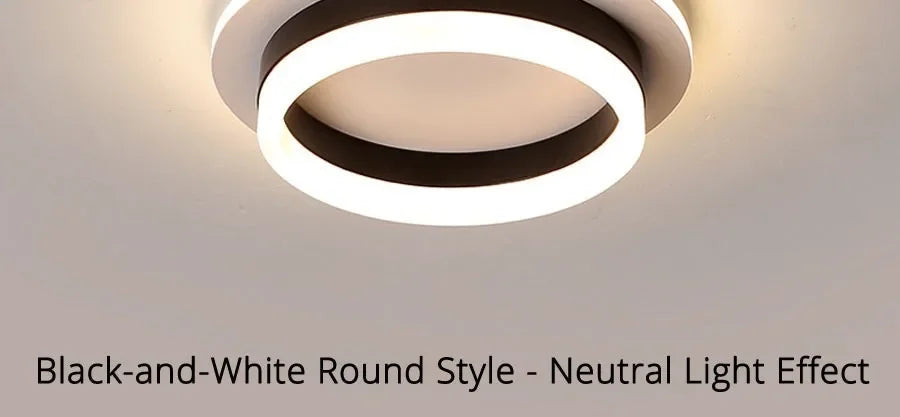 Modern LED Chandelier Indoor Lighting For Corridor Hallway Surface Mounted Acrylic Ceiling Light Dimmable Lamp Lustres HOME Deco