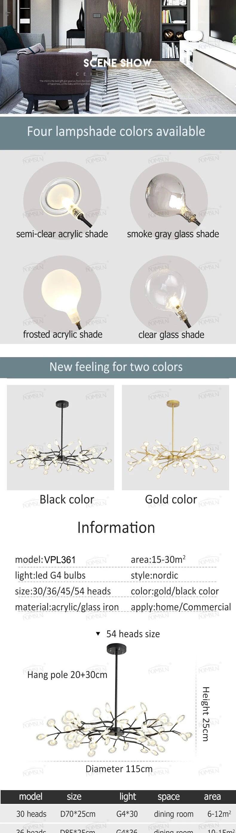 Nordic Chandelier Lighting Modern Branch Pendant Light Living Room Bedroom Led Luminarias Art Decor Indoor Lighting Fixtures