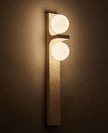 New Style Wall Light Sconce Natural Stone White Glass G9 Bulb Art Deco For Indoor Foyer Bedroom Dining Room