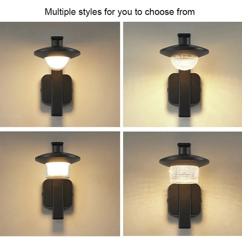 Waterproof LED Wall Light Creative Wall Light IP65 Courtyard Corridor Wall Decoration Modern Garage Balcony Atmosphere Light