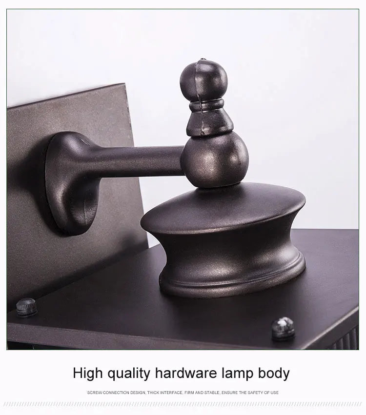 Retro Waterproof Outdoor Wall Lamp European Balcony Villa Garden Wall Light Courtyard Exterior Wall Lamp Corridor Aisle Lighting