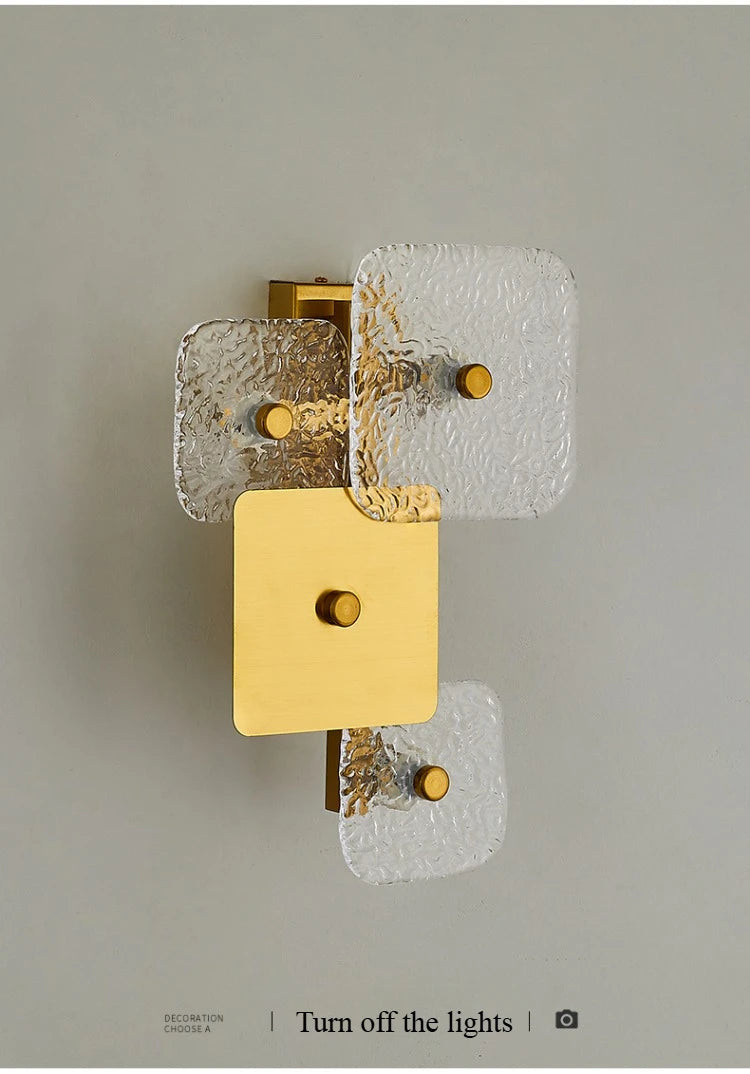 Light living room background wall large wall lamp designer staircase entrance personalized sofa bedroom bedside lamp