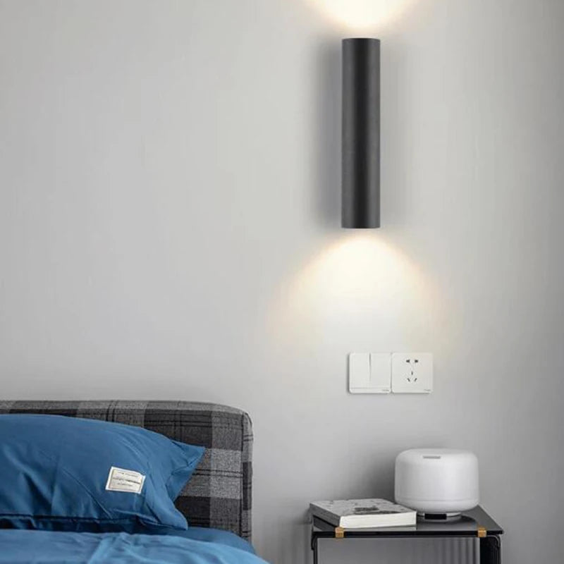 Nordic Interior Wall Led Light Modern Minimalist Aisle Stair TV Background Lamp Indoor Bedside Living Room Decoration Wall Light