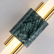 Luxury Green White Marble Wall Lamp Living Room Lobby Bedroom Golden Decor Bedside Sconce Hotel Aisle Staircase Led Light 6W
