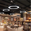 Led Lamps Office Chandelier Creative Hexagonal Round Simple Y-shaped splicing Special-Shaped Chandelier Gym Office Light