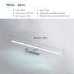 Modern LED Vanity Mirror Wall Light for Bathroom Makeup Mirror Headlamp Indoor Lighting Fixture Sconce Decor