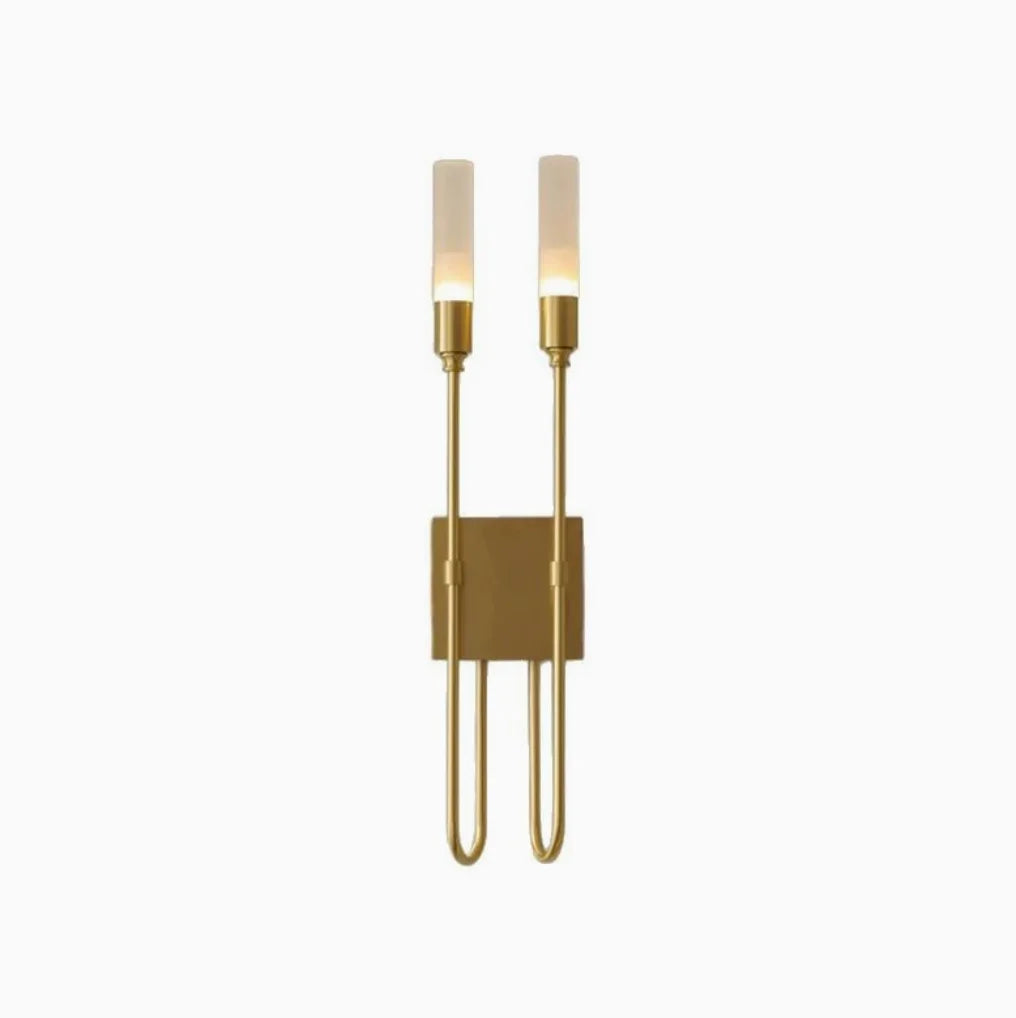 Modern Luxury Double Head Wall Lamp American Style LED Sconce for Living Room Bedroom Bedside Staircase Hotel Villa Dining