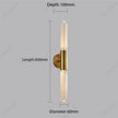 European-style New LED Glass Wall Lamp Living Room Corridor Stairs Study Bedroom Bedside Decorative Lighting