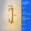Modern Light Outdoor LED Wall Light Transparent Crystal with Bubble Style for Villa Porch Patio and Garden Lighting Lamps