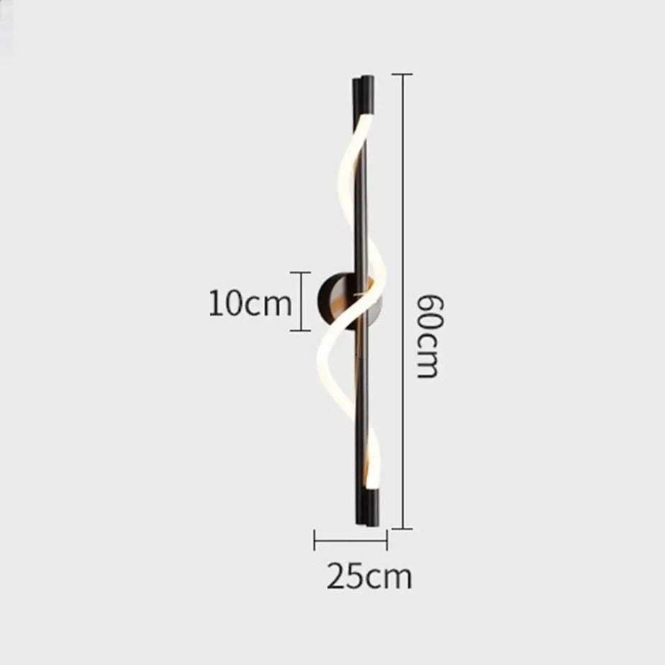 TINLAIBOR Minimalist designer's Wall lamp Living room Background wall Staircase decoration music notation Wall lamps Bedhead