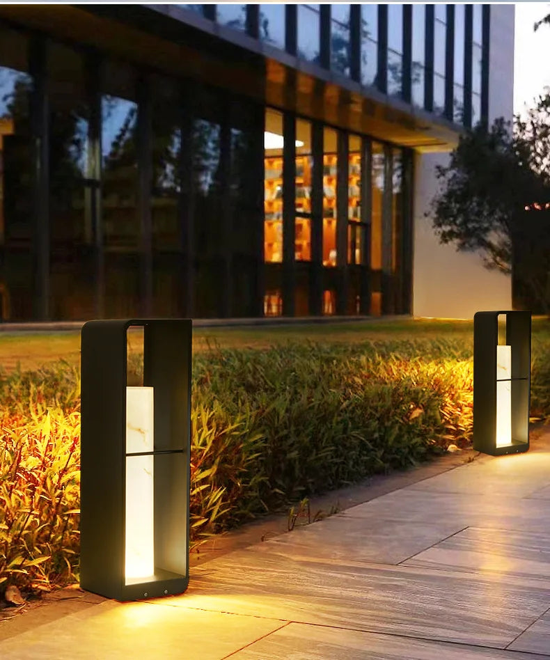 Garden Light Solar LED Light Fence Light Outdoor Waterpoof Landscape Lighting Lawn Lamp Villa Courtyard Decor Floor Lamps