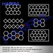Office Extra Large Workshop LED Light 6500K Garage Ceiling Light Shop Light for Car Detailing Gym Supermarket Show  customized