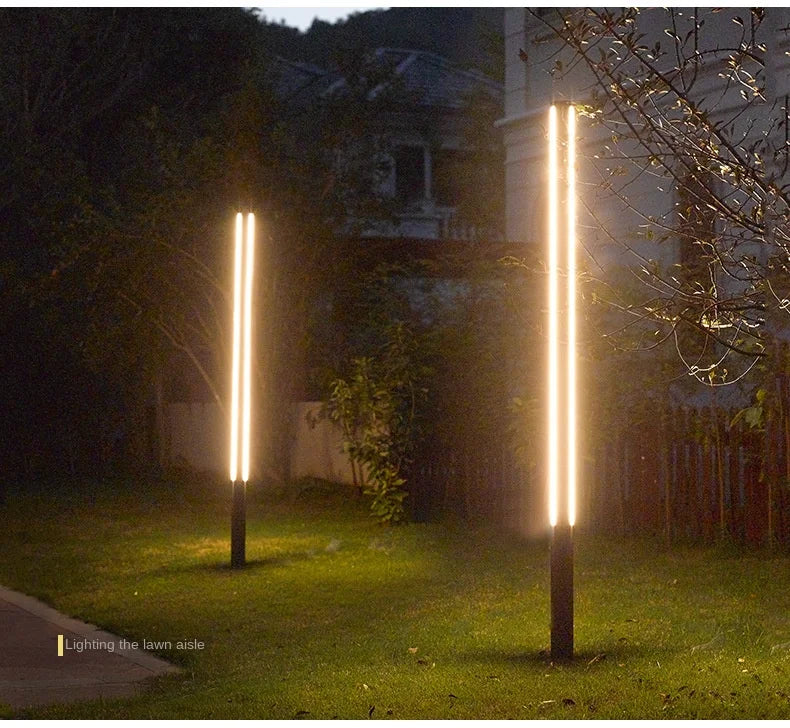 Home garden street lamp, road body with AC power supply, for landscape floodlighting