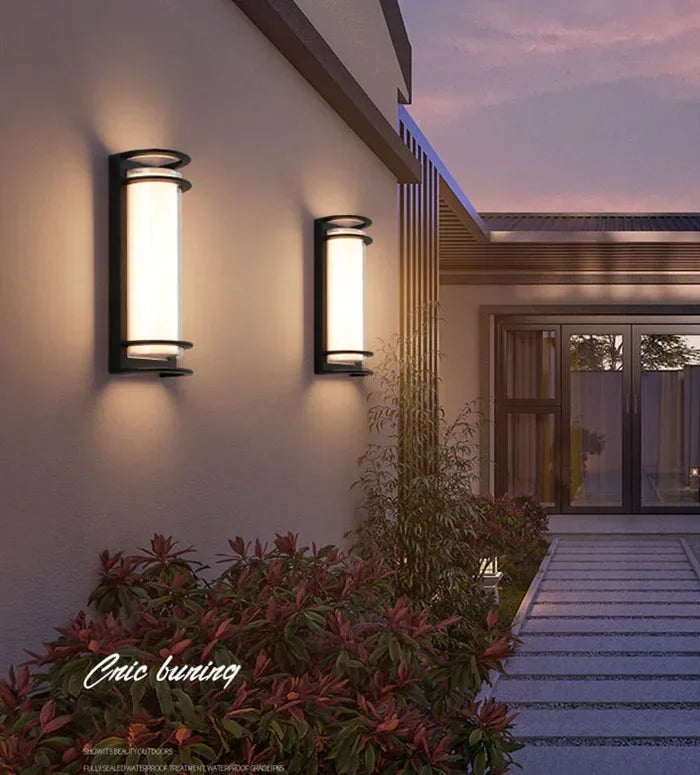 Outdoor LED Wall Lamp Waterproof Villa Lighting Courtyard  Simple Entrance Gate Pillar Outdoor Corridor Terrace Outside