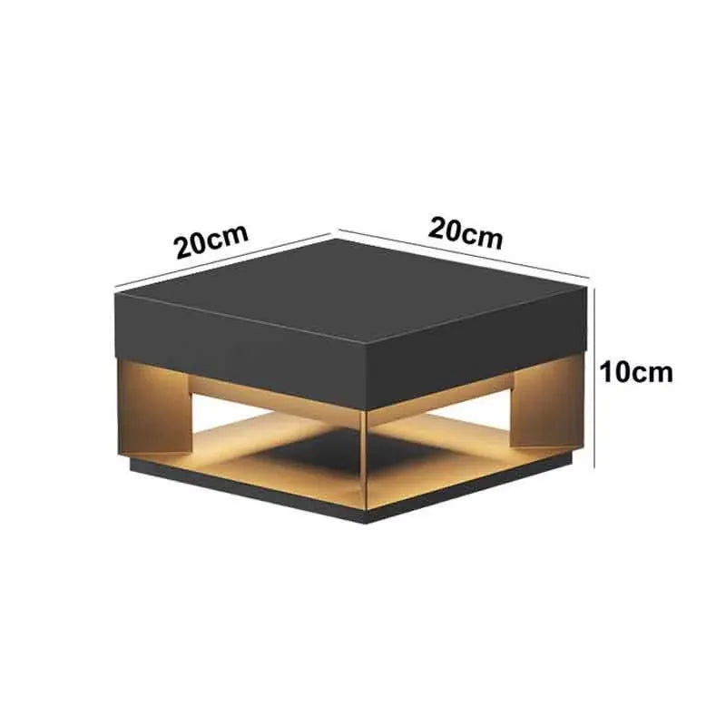 Modern Stainless Steel Door Post Lamp Villa Door Pillar Lamp Outdoor Waterproof Garden Lawn Lamp Landscape Lighting