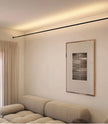 Steel Skyline Lights Modern Minimalist Linear Hallway Ceiling Lamp White Black Living Room Gallery Bedroom Ceiling Pendant Light