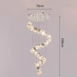 Modern home decoration crystal chandelier, stair Pendant lamp, living room Pendant lights, interior lighting