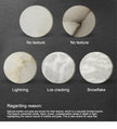 LUMA Modern Luxury Creative Marble Wall Light - Alabaster Marble Wall Sconce for Bedroom Bedside Living Room Aisle Indoor Decor