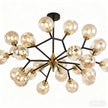 LED Glass Ball Chandelier Pendant Light for Indoor Decorative Lighting - Living Room Bedroom Dining Room