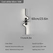 Modern Black Wall Sconce, 27W 6500K Led Iron Wall Light with Artistic Design, Perfect for Corridor, Staircase, Balcony