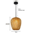Japanese Chandelier Natural Bamboo Rattan Pendant Lights Handmade Weaving Hanging Lamps Wicker Shades E27 Lighting Suspension
