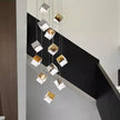 Nordic home decoration, stair chandelier, living room and dining room Pendant lights, ceiling light, indoor lighting
