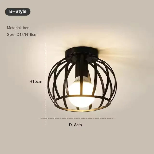 vintage industrial E27 ceiling lamp to enhance your living space. Perfect for adding beauty andNew Stylish, modern, retro