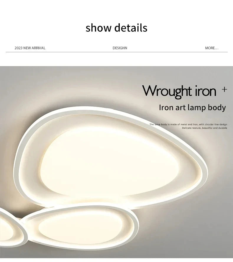 Creative Mango Living Room Lights Modern Simple LED Ceiling Lamp Bedroom Kids Room Lighting Home Decor Dining Ceiling Chandelier