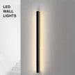 Modern Plug in Long Wall Sconce Indoor Wall Lamp Wall Mounted Light for Bedroom Living Room Hallway