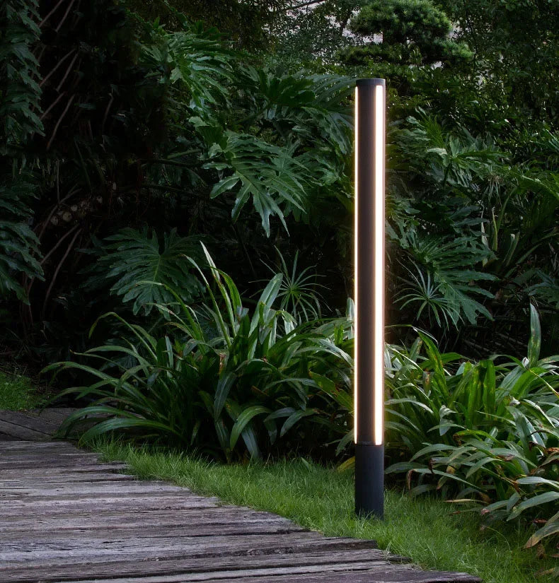 IP65 Waterproof LED Lawn Light 85-265V Landscape Trihedral luminescence Street Lamp For Villa Door Decoration,Outdoor overleng