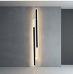 Outdoor Garden Wall Light Waterproof Long Strip Shape Lamp LED85v-265v Black&White Color Porch Lighting Fixture for Villa Garage