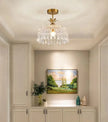 Modern Creative led crystal chandelier hallway chandeliers E27 bulb led lamps Indoor crystal led lustre chandeliers