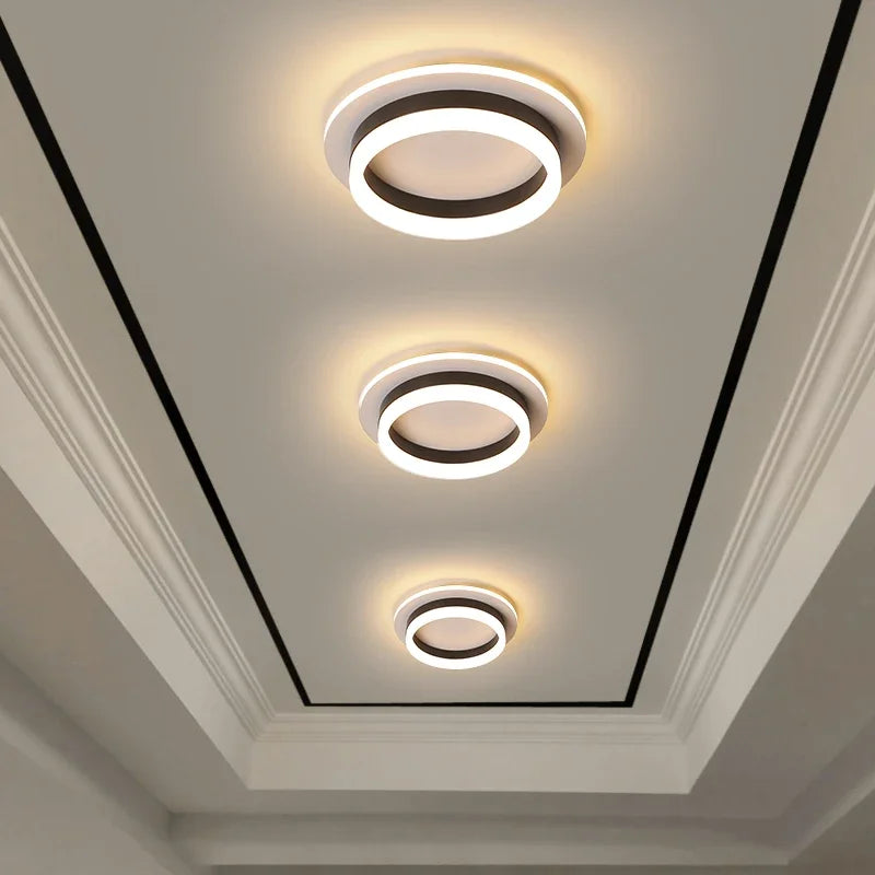 Modern LED Chandelier Indoor Lighting For Corridor Hallway Surface Mounted Acrylic Ceiling Light Dimmable Lamp Lustres HOME Deco