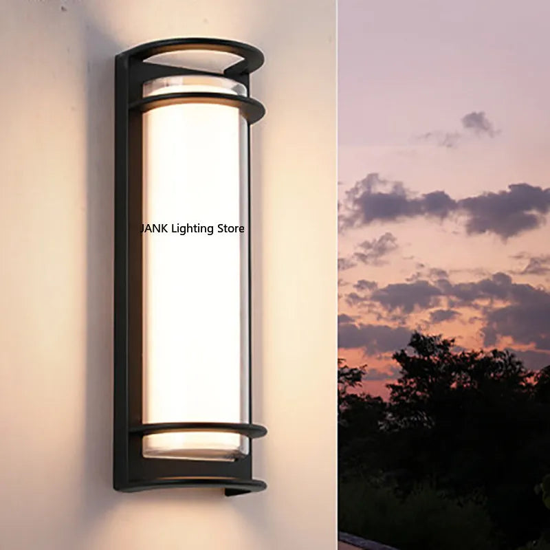 Outdoor LED Wall Lamp Waterproof Villa Lighting Courtyard  Simple Entrance Gate Pillar Outdoor Corridor Terrace Outside