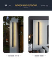 Long Wall Light Outdoor Lighting Waterproof Ip65LED Garden Country Villa Balcony Light Lnterior Wall Bedroom Living Room Light