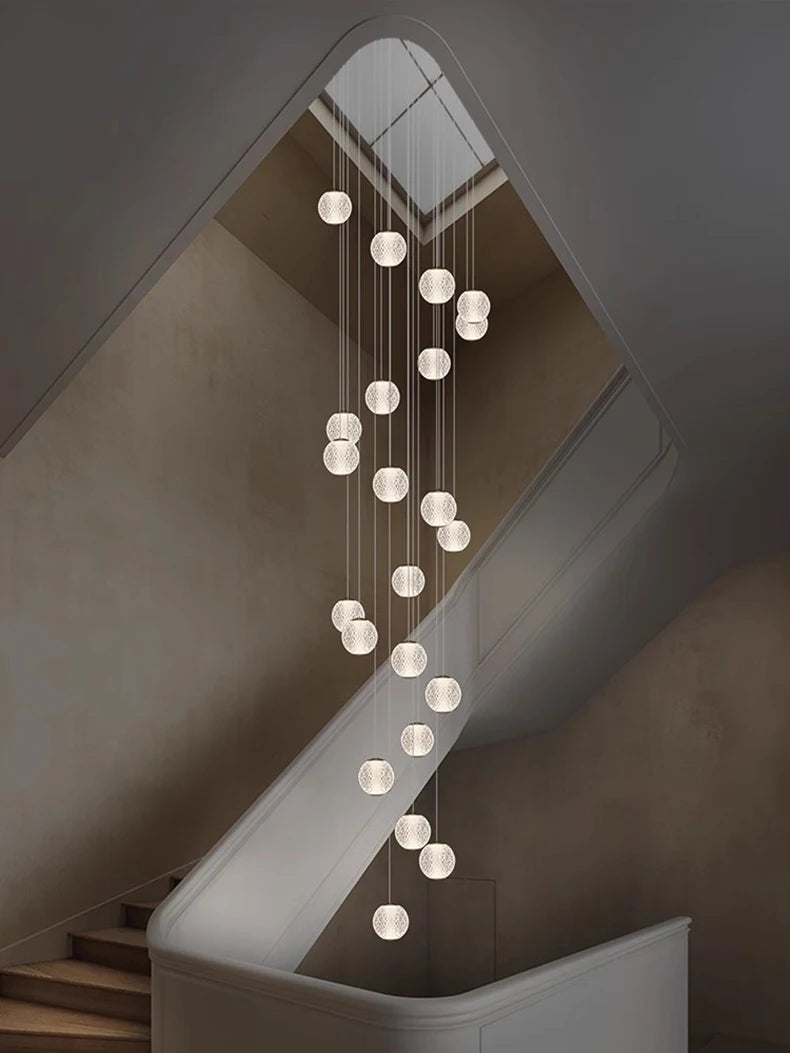 Modern Stair chandelier Pendant lights indoor lighting Ceiling lamp hanging light led Chandeliers for living room indoor lightin