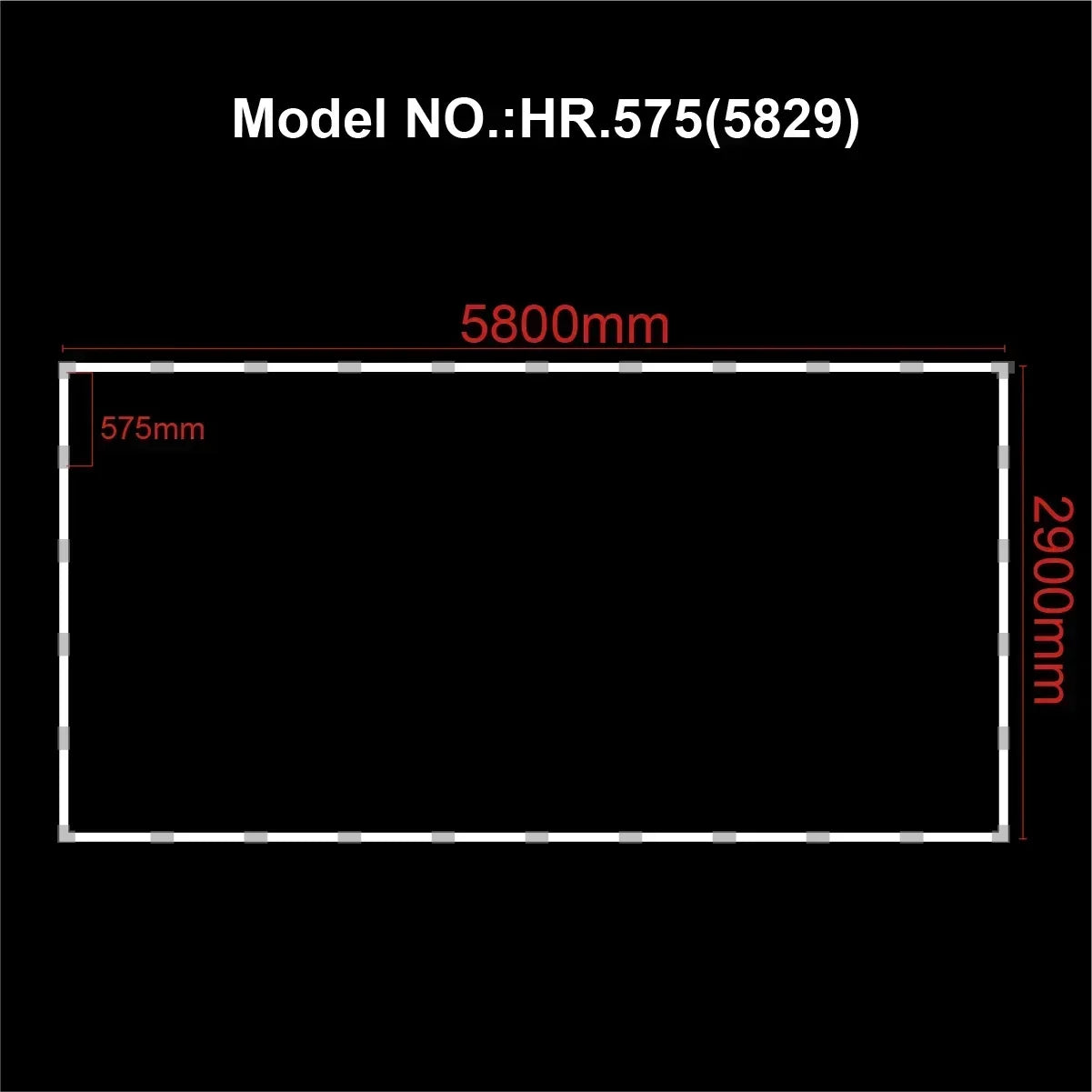 Office Extra Large Workshop LED Light 6500K Garage Ceiling Light Shop Light for Car Detailing Gym Supermarket Show  customized