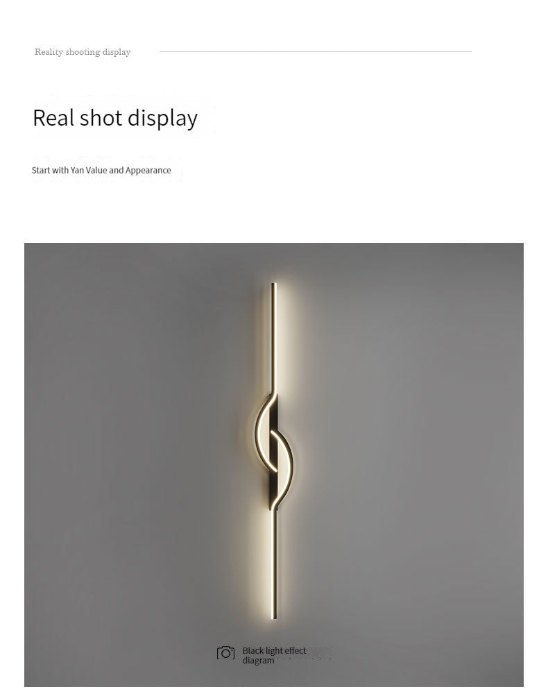 Led Bedside Wall Sconce Lamp For Living Room Bedroom Stair Modern Art Interior Wall Lights Light Fixture Night Lamps Home Decor