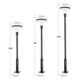 Pole Mounted Solar Energy Led Street Lamp with CE for Outdoor Street Road Pathway Garden Lawn Park Yard Patio Gate Landscape